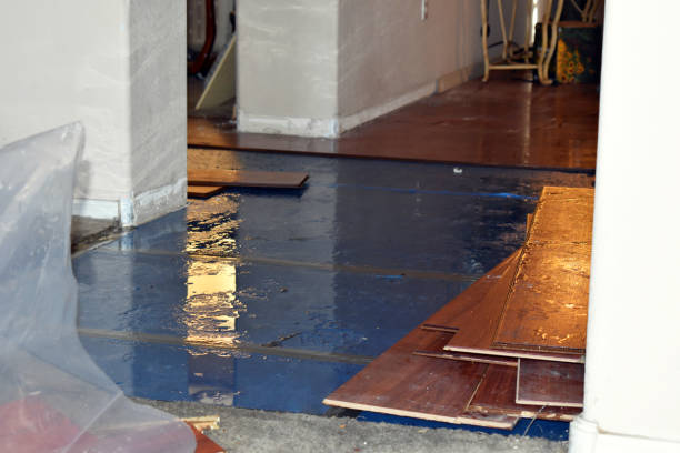 Professional Burst Pipe Cleanup technician working in Spartanburg, SC